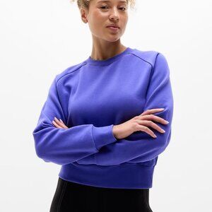 Athleta Forever Fleece Relaxed Crew Sweatshirt, Small